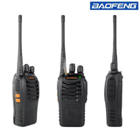 1pc Baofeng BF-888H Ham Two Way Radio; Walkie Talkie With Rechargeable Battery Headphone USB Charge Long Range 16 Channels