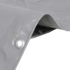 vidaXL Tarpaulin 2.1 oz/ftÂ¬â‰¤ 13.1'x23' Gray