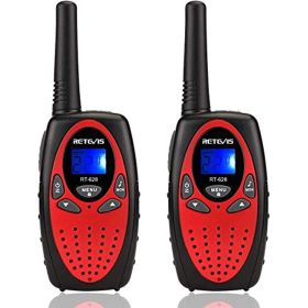 Retevis RT628 Walkie Talkies for Kids; Toys for 5-13 Year Old Boys Girls; Key Lock; Crystal Voice; Easy to Use; Long Range Walky Talky for Camping Hik (Color: Black)