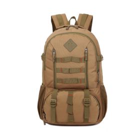 Camouflage Travel Backpack Outdoor Camping Mountaineering Bag (Type: Mountaineering Bag, Color: Khaki)