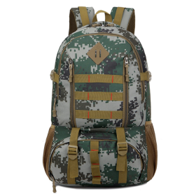 Camouflage Travel Backpack Outdoor Camping Mountaineering Bag (Type: Mountaineering Bag, Color: Army Green Camouflage)