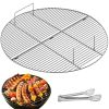 Foldable Outdoor Camping Round Cooking Grate Stainless Steel Fire Pit Grill Grate