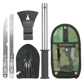Outdoor Emergency Shovel Camping Equipment (Type: Survival Kit, Color: Black A)