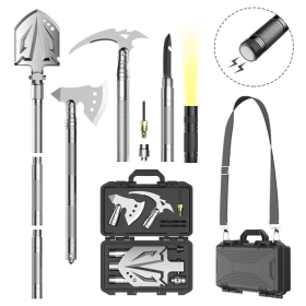 Outdoor Emergency Shovel Camping Equipment (Type: Survival Kit, Color: Silver)