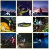COB LED Headlamp Headlight Torch Flashlight Work Light Bar Head Band Lamp