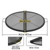 Foldable Outdoor Camping Round Cooking Grate Stainless Steel Fire Pit Grill Grate